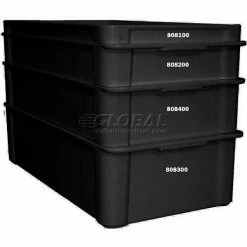 Cheapest 👍 MFG Tray Molded Fiberglass Fibrestat ESD Stacking Tote 808400, Top Overall -23-3/8"L x 12"W x 4-3/8"H 🎁