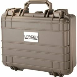 Promo 😉 Barska Loaded Gear HD-200 Hard Case- Watertight, Crushproof 13"L x 11"W x 4-3/4"H, Dark Earth 🔥