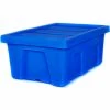 Coupon 🎉 Bulk Shipping Poly Container With Lid 38-1/2"L x 26"W x 16"H, Green 🎉