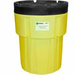 Top 10 ⌛ ENPAC® 1195-YE 95 Gallon Poly-SpillPack Drum - Yellow Base with Black Easy-Off Non-threaded Lid 😍