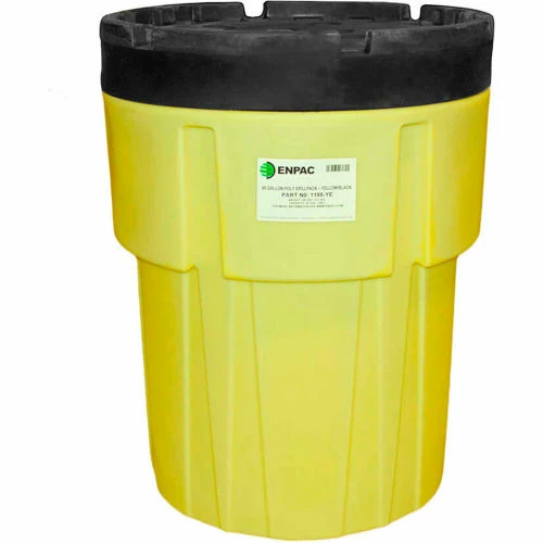 Top 10 โ ENPAC® 1195-YE 95 Gallon Poly-SpillPack Drum - Yellow Base with Black Easy-Off Non-threaded Lid ๐ 1 Top 10 โ ENPAC® 1195-YE 95 Gallon Poly-SpillPack Drum - Yellow Base with Black Easy-Off Non-threaded Lid ๐