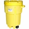 Flash Sale 🧨 ENPAC® 1299-YE Wheeled Poly-Overpack™ Salvage Drum - 95 Gallon Capacity 🔔