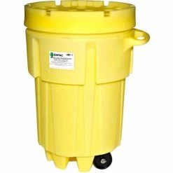 Flash Sale ๐งจ ENPAC® 1299-YE Wheeled Poly-Overpack™ Salvage Drum - 95 Gallon Capacity ๐