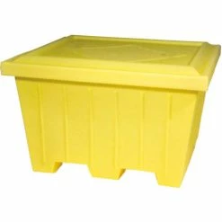 Deals 🎁 Enpac 1525-YE X-Large Outdoor Storage Tote, 47-1/4"L x 51-1/2"W x 33"H, Yellow 🥰