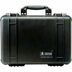 Best Sale ⭐ Pelican 1500 Watertight Medium Case With Foam 16-3/4" x 11-3/16" x 6-1/8", Black 🔔