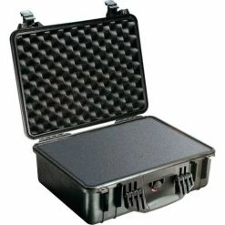 New ❤️ Pelican 1520 Watertight Medium Case With Foam 19-3/4" x 15-3/4" x 7-7/16", Black ✨