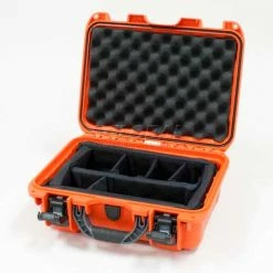 Brand new ❤️ Nanuk 915 Case w/Padded Divider, 15-3/8"L x 12-1/8"W x 6-13/16"H, Orange 🌟