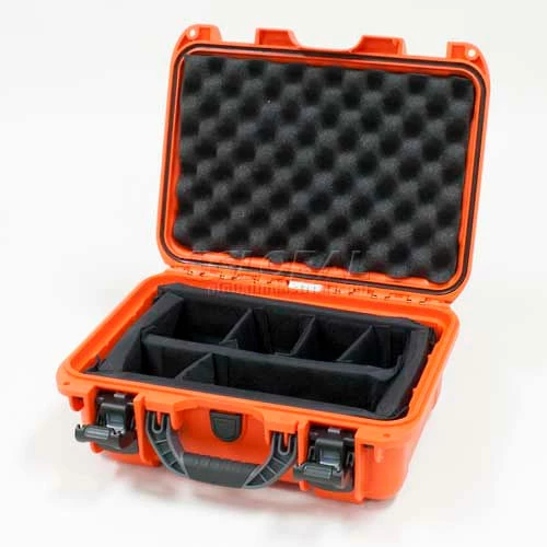 Brand new ❤️ Nanuk 915 Case w/Padded Divider, 15-3/8"L x 12-1/8"W x 6-13/16"H, Orange 🌟 1 Brand new ❤️ Nanuk 915 Case w/Padded Divider, 15-3/8"L x 12-1/8"W x 6-13/16"H, Orange 🌟