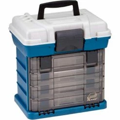 Top 10 ✨ Plano Molding 136400 Drawer Rack System (1) L (4) S Boxes, 13-5/16"L x 10"W x 13-11/16"H Blue/Silver - Pkg Qty 2 🔔