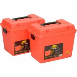 Top 10 🎁 Plano Molding 181250 Emergency Supply Box with Tray 17"L x 10-3/8"W x 13"H, Orange - Pkg Qty 2 🔥 -Containers shop PLD 181250