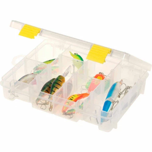 New 🎉 Plano Molding Plano ProLatch™ StowAway® Utility Box 4-16 Adj Compartment 9"L x 7"W x 2"H Clear - Pkg Qty 6 🎉 1 New 🎉 Plano Molding Plano ProLatch™ StowAway® Utility Box 4-16 Adj Compartment 9"L x 7"W x 2"H Clear - Pkg Qty 6 🎉
