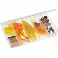 Best Sale ✨ Plano Molding Plano 344987 StowAway® Utility Box 7 Compartments 6-1/2"L x 4-1/4"W x 1-3/8"H Clear - Pkg Qty 6 👍