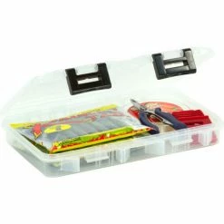 Cheapest 👏 Plano Molding Plano ProLatch™ StowAway® Utility Box Open Compartment 10-3/4"L x 7-1/4"W x 1-3/4"H Clear - Pkg Qty 6 👏