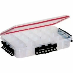 Wholesale ✨ Plano Molding Plano 374310 Waterproof StowAway® Utility Box 4-15 Adj Compartments 14"L x 8-7/8"W x 3"H, Clear - Pkg Qty 3 🛒