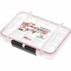 Outlet 💯 Plastica Panaro MAX002T Waterproof Tackle Box 3-15 Compartments - 9-1/16"L x 6-7/8"W x 2-3/32"H 👏