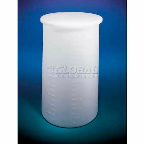 Outlet 🤩 Saint Gobain HDPE Heavyweight, 15 Gal., Cylindrical Tank w/Cover, 13"Dia. x 27"H, 3/16"Wall, White ⌛ 1 Outlet 🤩 Saint Gobain HDPE Heavyweight, 15 Gal., Cylindrical Tank w/Cover, 13"Dia. x 27"H, 3/16"Wall, White ⌛