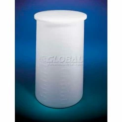 Wholesale ❤️ Saint Gobain HDPE Heavyweight, 30 Gal., Cylindrical Tank w/Cover, 18"Dia. x 30"H, 3/16"Wall, White 😉