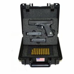 Flash Sale 🎁 Quick Fire Cases Quick Fire Pistol Case With Glock Inserts QF300BKG4 Watertight, 10-11/16"x9-3/4"x4-13/16" Black 🥰