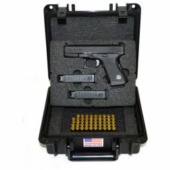 Brand new ๐ Quick Fire Cases Quick Fire Pistol Case w/Springfield XD Insert & Locks QF300BKLXD Watertight,10-11/16x9-3/4x4-13/16 ๐