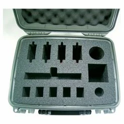 Outlet ⭐ Quick Fire Cases Quick Fire Multifit™ Pistol Case QF540RGRL Watertight, 4 Gun Cap, 15"x12-1/8"x12-1/8" Gray 🛒