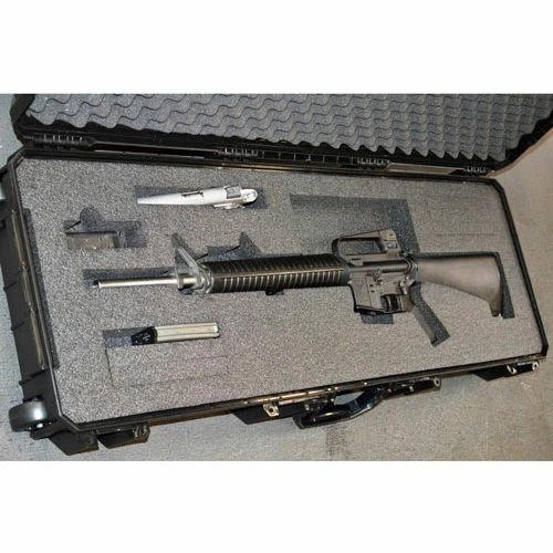 Promo ✔️ Quick Fire Cases Quick Fire Carbine Case With Pistol Slot QF640BK Watertight, 46-5/8"x16-3/4"x6-7/8" Black 👍 4 Promo ✔️ Quick Fire Cases Quick Fire Carbine Case With Pistol Slot QF640BK Watertight, 46-5/8"x16-3/4"x6-7/8" Black 👍 - Image 4