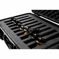 Promo 😍 Quick Fire Cases Quick Fire Pistol Case QF920SGRL Watertight, 9 Pistol Capacity, 20-1/8"x16-1/8"x10-1/8" Gray 🛒