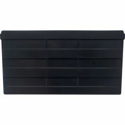 Cheap 🛒 Quantum Storage Systems Quantam Storage Cross Divider for 24" Hulk Container QUS957, Black, Polyethylene - Pkg Qty 6 😉