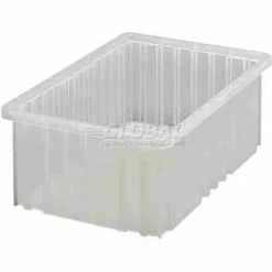 Budget 🎉 Global Industrial™ Clear-View Dividable Grid Container DG92060CL - 16-1/2 x 10-7/8 x 6 - Pkg Qty 8 🎉