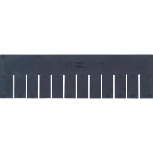 Flash Sale ⌛ Quantum Storage Systems Quantam Storage Long Divider, 14"L x 4"W x 2"H, Gray, Polyprolylene ✨ 1 Flash Sale ⌛ Quantum Storage Systems Quantam Storage Long Divider, 14"L x 4"W x 2"H, Gray, Polyprolylene ✨