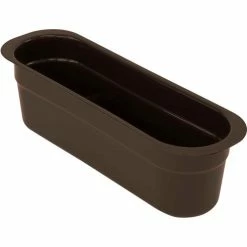 Wholesale 👏 Quantum Storage Systems Quantum Nesting Cutlery Box, 14-3/16"L x 4-7/16"W x 4-1/8"H Cutlery Box, Polypropylene, Brown - Pkg Qty 12 ⭐