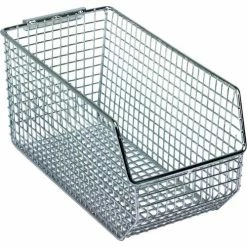 Buy 😀 Quantum Storage Systems Quantum Chrome Wire Mesh Bin QMB530C - 5-1/2"W x 10-3/4"D x 5"H - Pkg Qty 10 👍