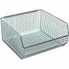 Brand new 👏 Quantum Storage Systems Quantum Chrome Wire Mesh Bin QMB535C - 11"W x 10-3/4"D x 5"H - Pkg Qty 10 🎉