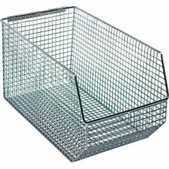 Brand new 😍 Quantum Storage Systems Quantum Chrome Wire Mesh Bin QMB540C - 8"W x 14-1/2"D x 7"H - Pkg Qty 10 💯