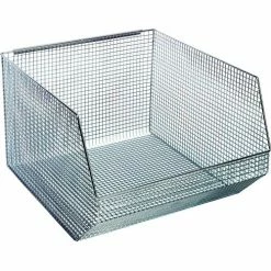 Best deal 🛒 Quantum Storage Systems Quantum Chrome Wire Mesh Bin QMB570C - 17"W x 18-1/2"D x 11-1/4"H - Pkg Qty 5 🎁