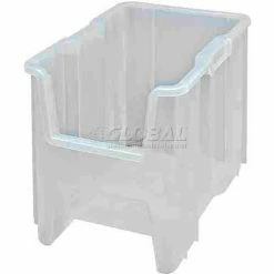New 🌟 Quantum Storage Systems Quantum Heavy-Duty Giant Stacking Bin, 10-7/8"W x 17-1/2"D x 12-1/2"H, Clear - Pkg Qty 4 ✔️
