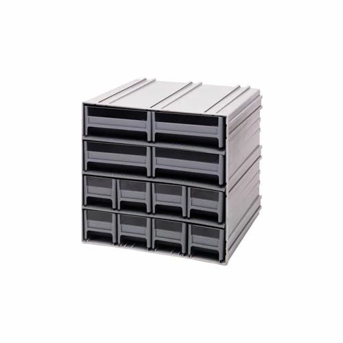 Best Sale 😉 Quantum Storage Systems Quantum Interlocking Storage Cabinet QIC-8143 - 11-3/4"Wx11-3/8"Dx11"H - 12 Gray Drawers 👏 1 Best Sale 😉 Quantum Storage Systems Quantum Interlocking Storage Cabinet QIC-8143 - 11-3/4"Wx11-3/8"Dx11"H - 12 Gray Drawers 👏