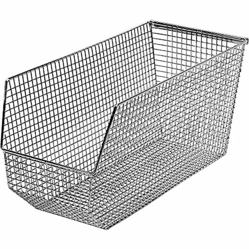 Cheap ๐ Quantum Storage Systems Quantum Storage 17-3/4" x 8-1/8" x 9" Wire Mesh Stack and Hang Bin, Chrome - Pkg Qty 5 ๐ 1 Cheap ๐ Quantum Storage Systems Quantum Storage 17-3/4" x 8-1/8" x 9" Wire Mesh Stack and Hang Bin, Chrome - Pkg Qty 5 ๐