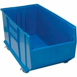 Brand new 🔔 Quantum Storage Systems Quantum Plastic Mobile Rack Bin, 19-7/8"W x 41-7/8"D x 17-1/2"H, Blue 🤩