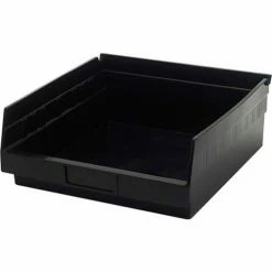 Best Pirce 👏 Quantum Storage Systems Quantum Conductive Shelf Bin QSB109CO - 11-1/8"W x 11-5/8"D x 4"H - Pkg Qty 8 ✔️
