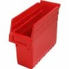 Cheapest 🔔 Plastic Nesting Storage Shelf Bin QSB801 4-3/8"W x 11-5/8"D x 8"H Red - Pkg Qty 36 ✨
