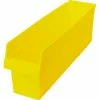 Best deal ⌛ Plastic Nesting Storage Shelf Bin QSB806 6-5/8"W x 23-5/8"D x 8"H Yellow - Pkg Qty 8 💯