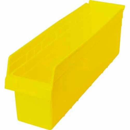 Best deal ⌛ Plastic Nesting Storage Shelf Bin QSB806 6-5/8"W x 23-5/8"D x 8"H Yellow - Pkg Qty 8 💯 1 Best deal ⌛ Plastic Nesting Storage Shelf Bin QSB806 6-5/8"W x 23-5/8"D x 8"H Yellow - Pkg Qty 8 💯