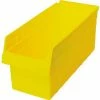 New 🛒 Plastic Nesting Storage Shelf Bin QSB808 8-3/8"W x 17-7/8"D x 8"H Yellow - Pkg Qty 10 😀