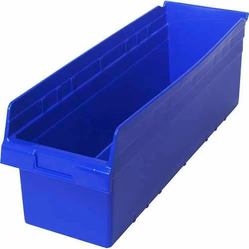 Cheapest β Plastic Nesting Storage Shelf Bin QSB814 8-3/8"W x 23-5/8"D x 8"H Blue - Pkg Qty 6 π 1 Cheapest β Plastic Nesting Storage Shelf Bin QSB814 8-3/8"W x 23-5/8"D x 8"H Blue - Pkg Qty 6 π