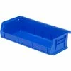Hot Sale ✨ Quantam Storage 11"W x 5-3/8"D x 3"H Ultra Series Stack and Hang Bin, Blue, Polypropylene, 3 Slots - Pkg Qty 8 🌟