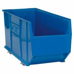 Best reviews of 🔥 Quantum Storage Systems Quantum Mobile Hulk Plastic Stacking Bin, 19-7/8"W x 35-7/8"D x 17-1/2"H, Blue 😀