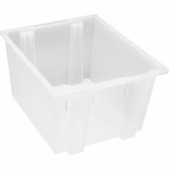Hot Sale 🔥 Quantum Storage Systems Quantam Storage Genuine Stack & Nest Tote Clear, 23-1/2"L x 19-1/2"W x 13"H, Polyprolylene - Pkg Qty 3 ✔️