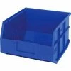 Discount 😍 Quantum Storage Systems Quantum Plastic Stacking and Hanging Shelf Bin SSB425 11"W x 12"D x 7"H, Blue - Pkg Qty 6 🌟