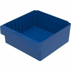 Best Sale 💯 Akro-Mils Dividable Akrodrawer 31112 - 11-1/8"W x 11-5/8"D x 4-5/8"H, Blue - Pkg Qty 4 🧨