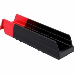 Best reviews of 😉 Akro-Mils Indicator® 36448BLKRED Two Tone Double Hopper Shelf Bin - 4-1/8"W x 17-7/8"D x 4"H - Pkg Qty 12 🎉